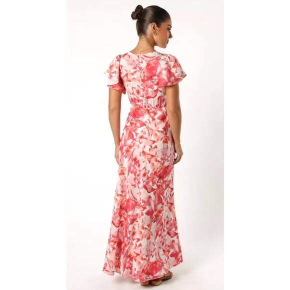 Petal and Pup Pink floral Ramsey Maxi Dress Size L - Picture 11 of 12